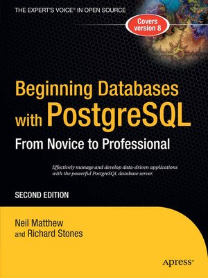 cover image of Beginning Databases with PostgreSQL
